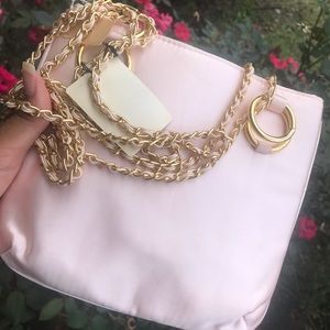 Pink satin purse 👛